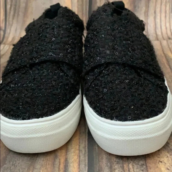 DV dolce vita black tweed sequin slip on 7 - Picture 3 of 5